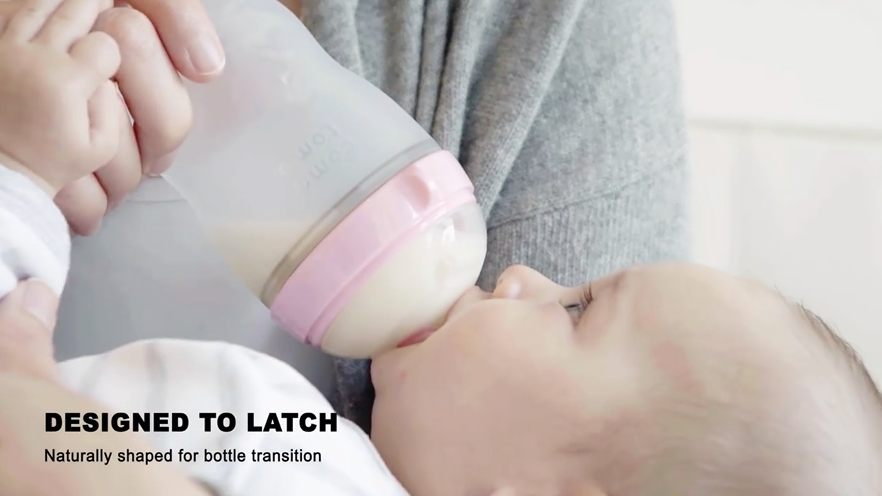 Comotomo Baby Bottle, Green, 8 oz (2 Count) - Image 8