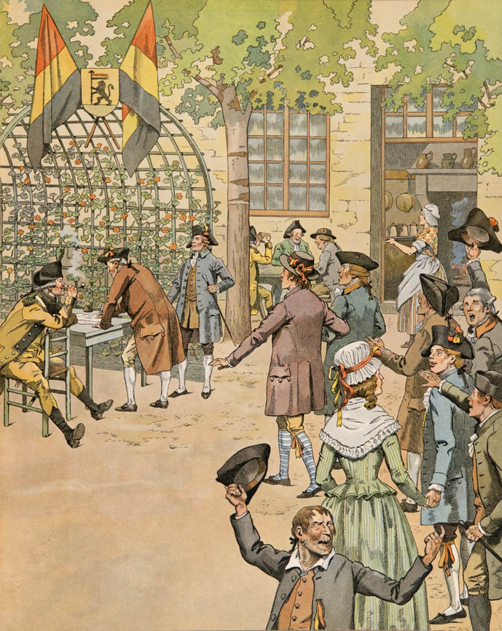 Lienzo Storia del Belgio para decorar un salón sofisticado 5