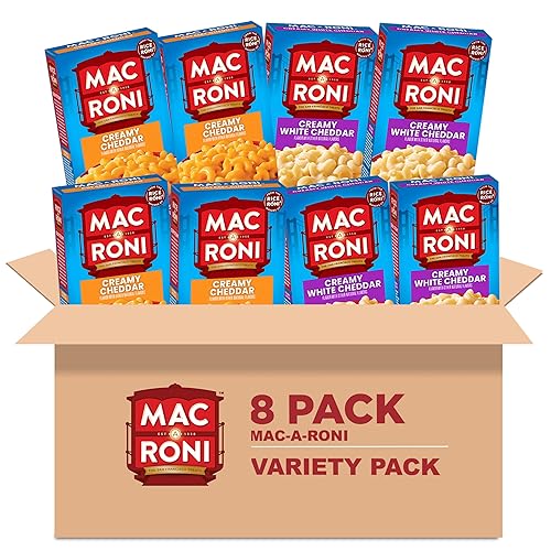 Mac-A-Roni Mac and Cheese Variety Pack, Creamy Cheddar + Creamy