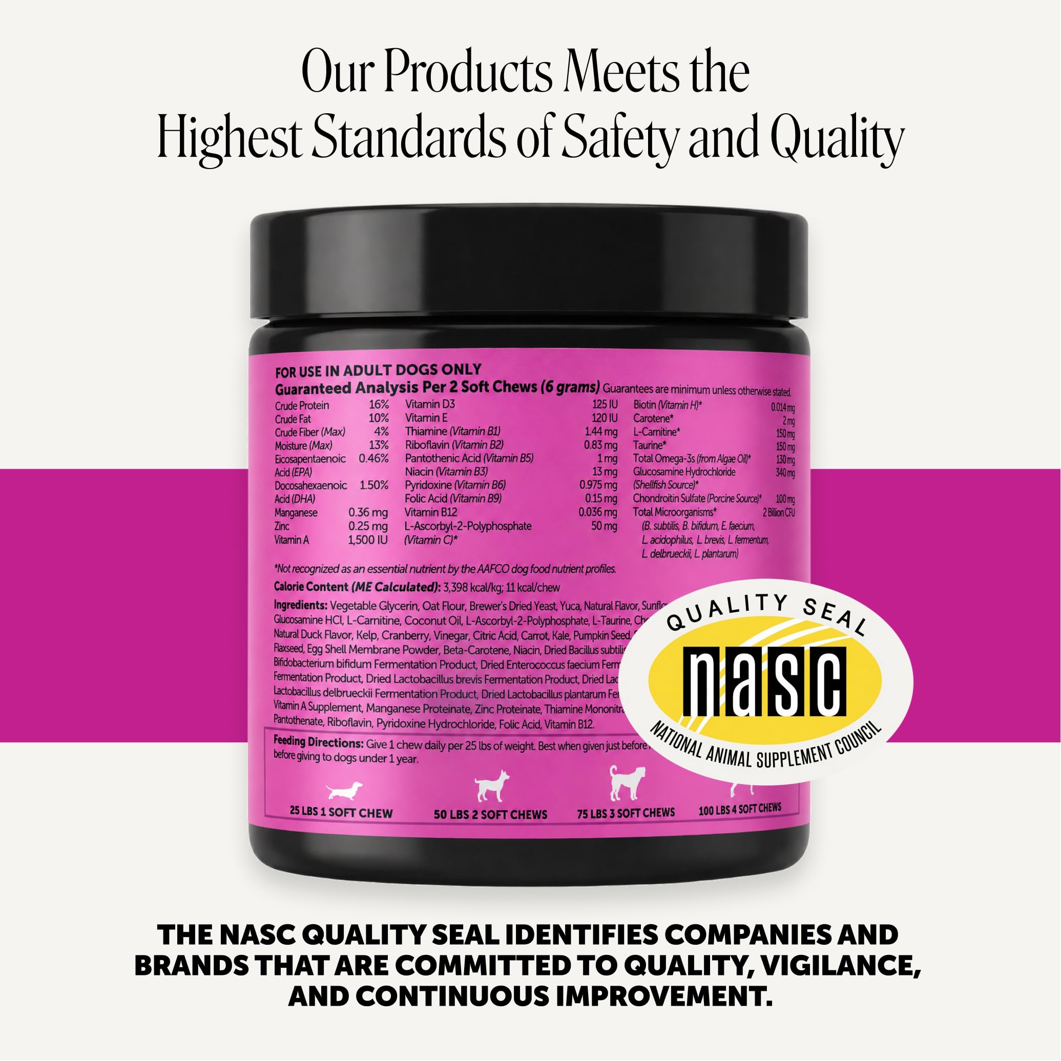 Pet Honesty Vet Recommended Senior Dog Multivitamin, 90 Ct, Duck — Amazon image 6