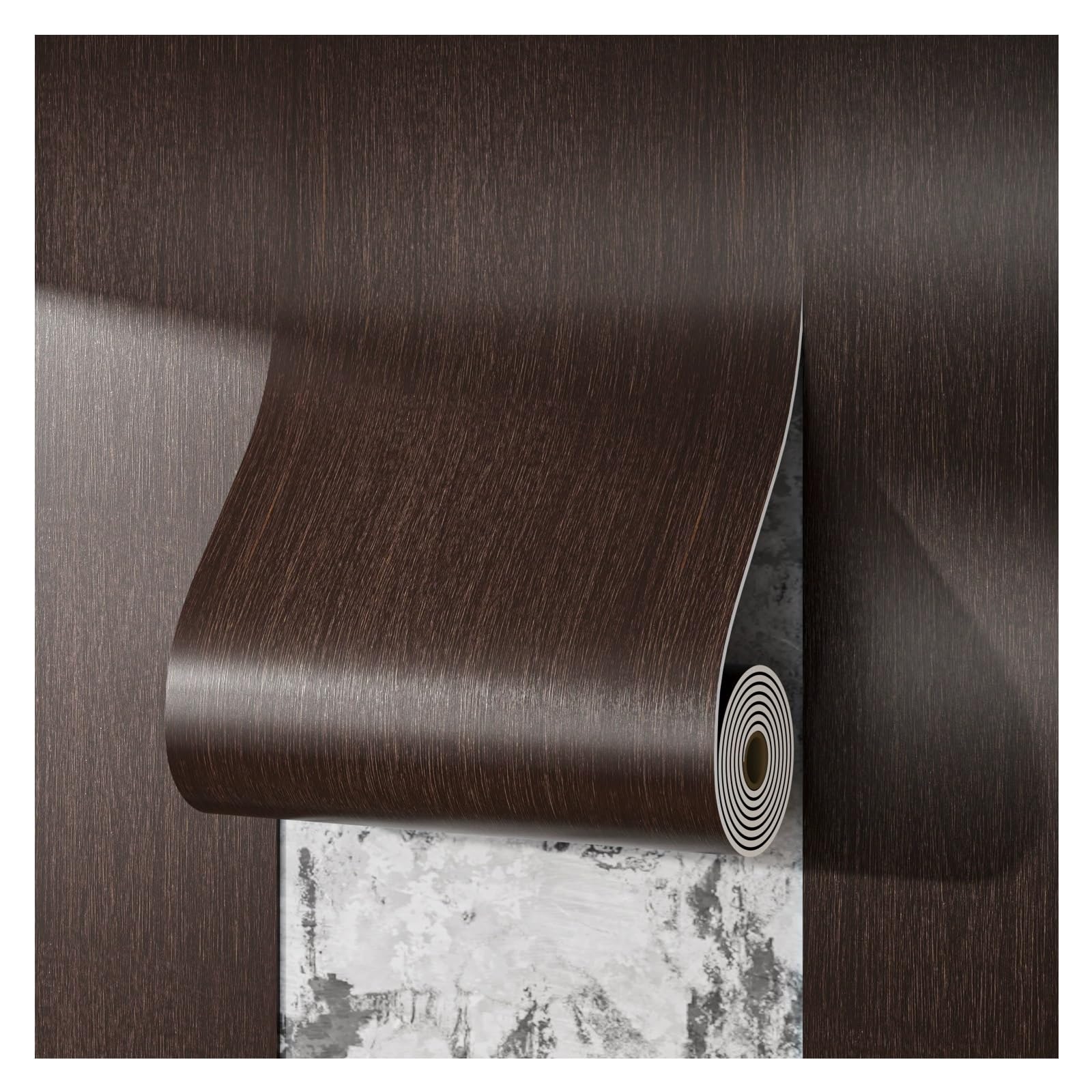 Zynqra Wallpaper,Removable Self Adhesive Textured,Decorative,Bedroom and Bathroom(E,L500cm/196.9in*W40cm/15.8in)