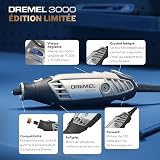 Dremel 3000 Champion Outil Rotatif Moteur 130W, 33 000 Tr/Min avec 25 Accessoires, Trophée Gravable, Sac De Rangement, Arbre Flexible Pour Découpe, Sculpture, Ponçage, Perçage – Édition Limitée - 4