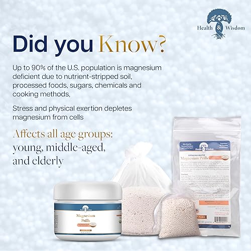 Miniatura 5 de Health and Wisdom Magnesium Prills  Kiln-Dried Magnesium Oxide Beads for Structured Thin Water  Long-Lasting, Reusable, NSFANSI Certified  Use for