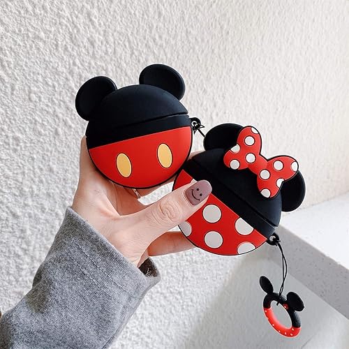 Miniatura 3 de COCOMII Funda de dibujos animados compatible con AirPods Pro, de silicona, divertida, delgada, mate, linda animación divertida, alivio del estrés,