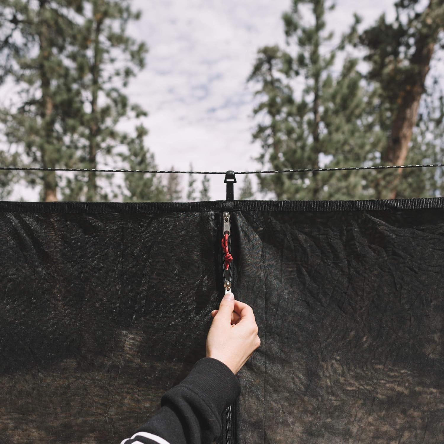 Wise Owl Outfitters Hammock Bug Net - 11 x 4.5 ft SnugNet, Waterproof Camping Hammock Mosquito Netting w/Double Sided Zipper, Essential Camping Gear & Accessories, Black : Sports & Outdoors