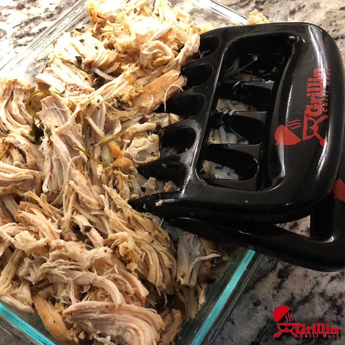 Meat Claws Pulled Pork Meat Shredder Forks - Solid Heavy Duty BBQ Grill Accessories for Shredding, Handling, Lifting & Cutting Turkey - Lifetime Replacement : Patio, Lawn & Garden
