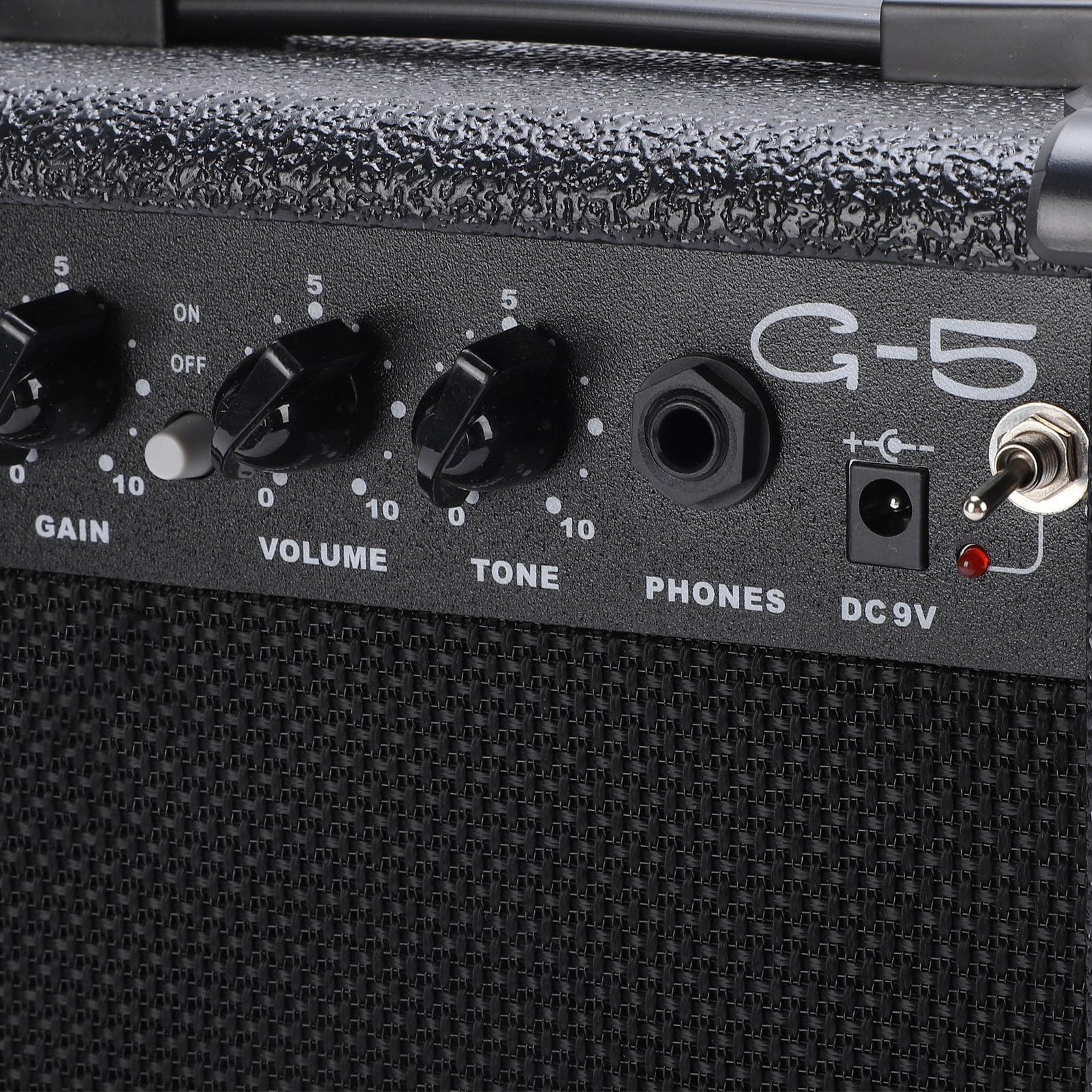 Amplificatore per Chitarra Portatile da 5 W con Bluetooth per Esercitarsi in Silenzio | Cabinet in legno di pino, jack per cuffie da 3,5 mm, ingresso da 6,35 mm, batteria ricaricabile pronta, compatto per i viaggi