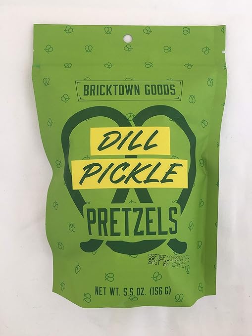 Dill Pickle Flavored Pretzels 5.5 oz Grocery & Gourmet Food