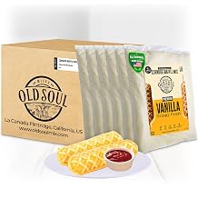 OldSoul Professional Corndog Waffle Mix | Vanilla Flavour | 30 Lbs | 840 Waffles 30 Lbs, Traditional