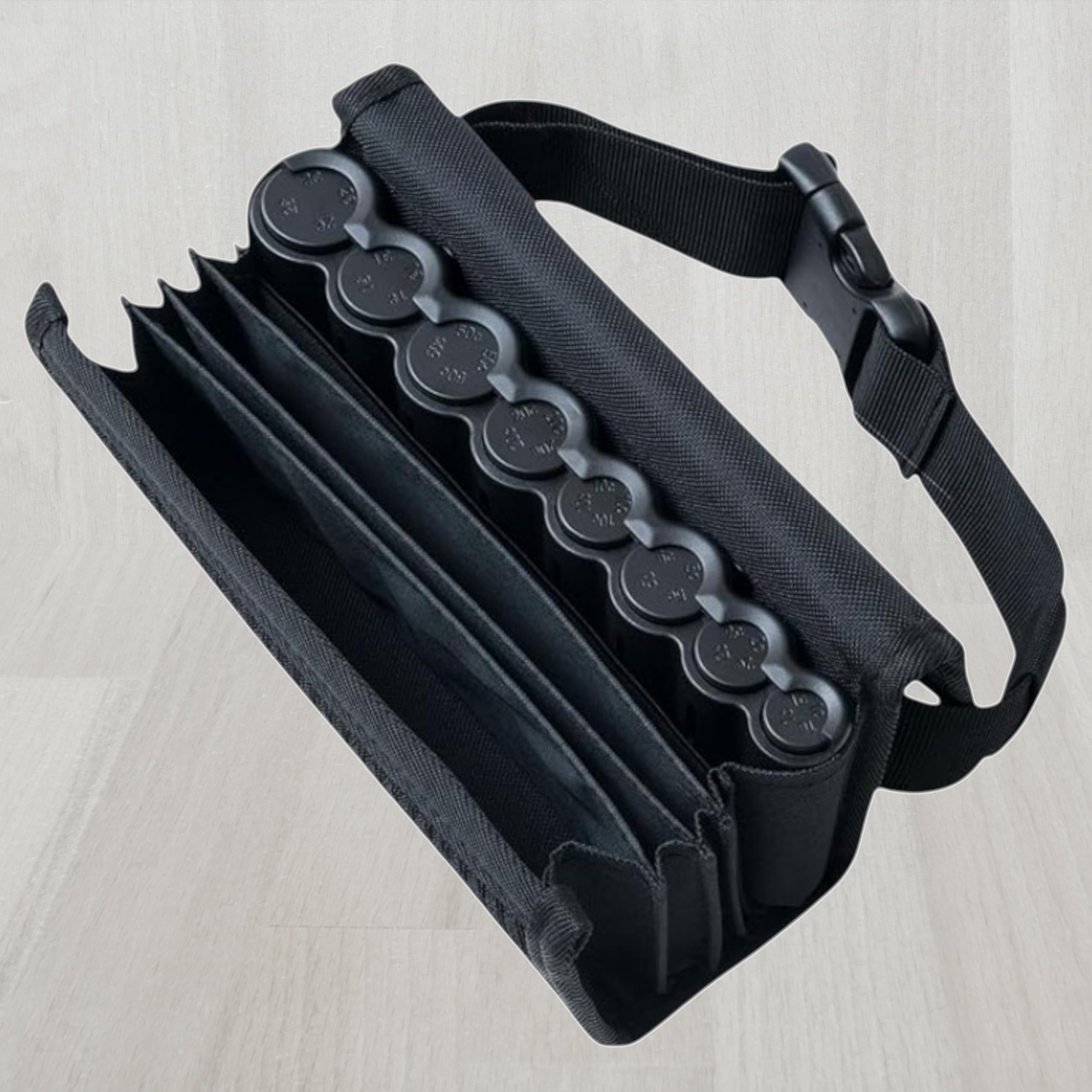 flevado Sac de serveur unisexe avec distributeur de pièces de monnaie à 8 compartiments - Sangle de transport - Fermeture magnétique - Distributeur de monnaie