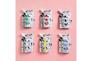 HIMI Gouache Refill, 6 Colors x 100ml Each Bag - Non-Toxic, Perfect...