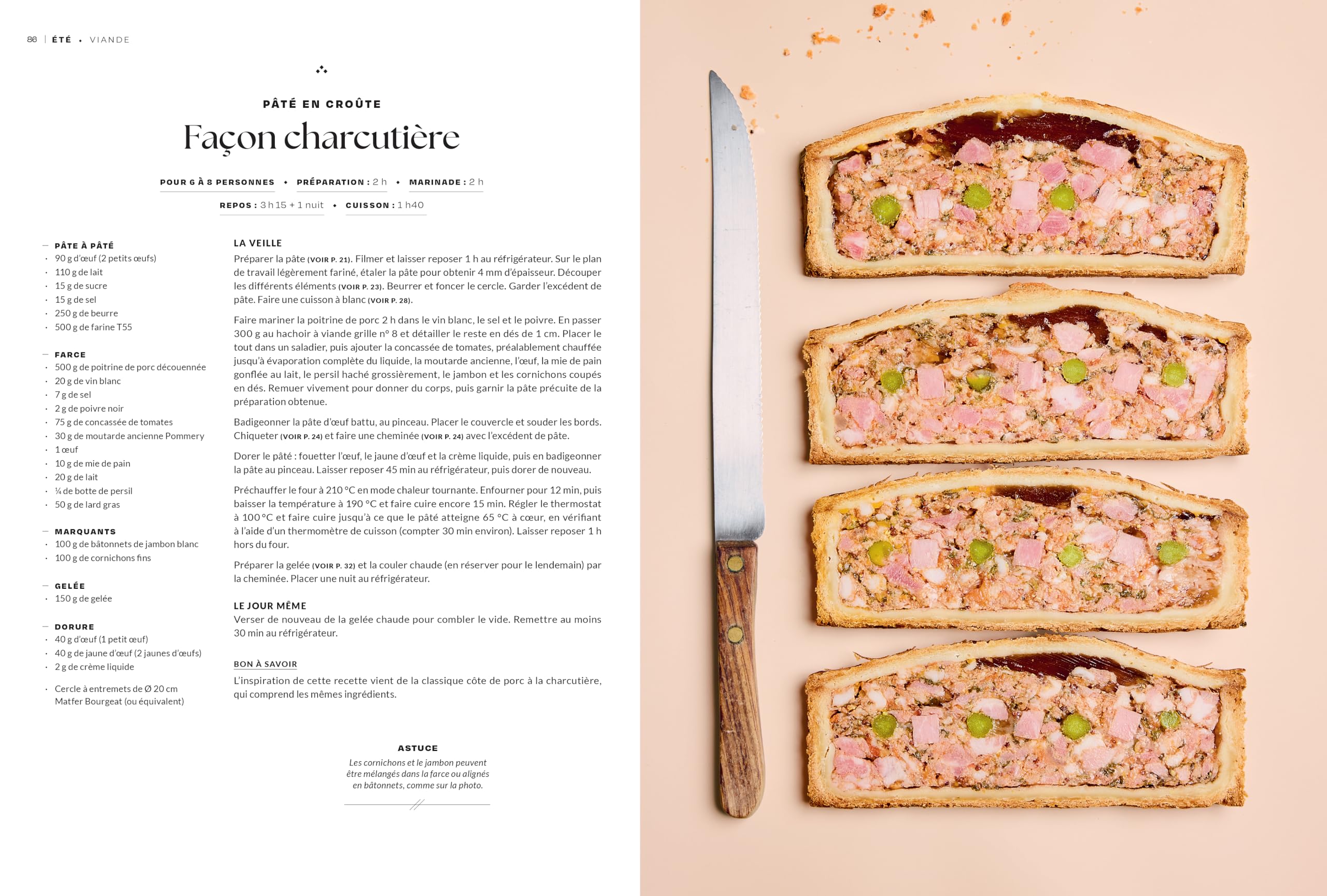 L'art du pâté en croûte: 60 recettes par le champion du monde de pâté en croûte. Avec les recettes coups de coeur de 10 chefs invités