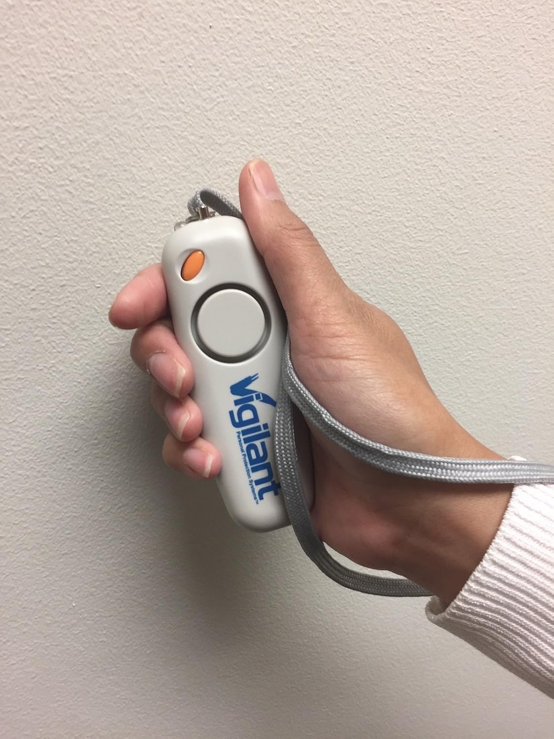 Vigilant 130 dB Personal Alarm - Rape/Jogger/Student Emergency Protection Alarm with LED Light and Included AAA Batteries - Rip Cord Activation, Blue (PPS8B Blue)