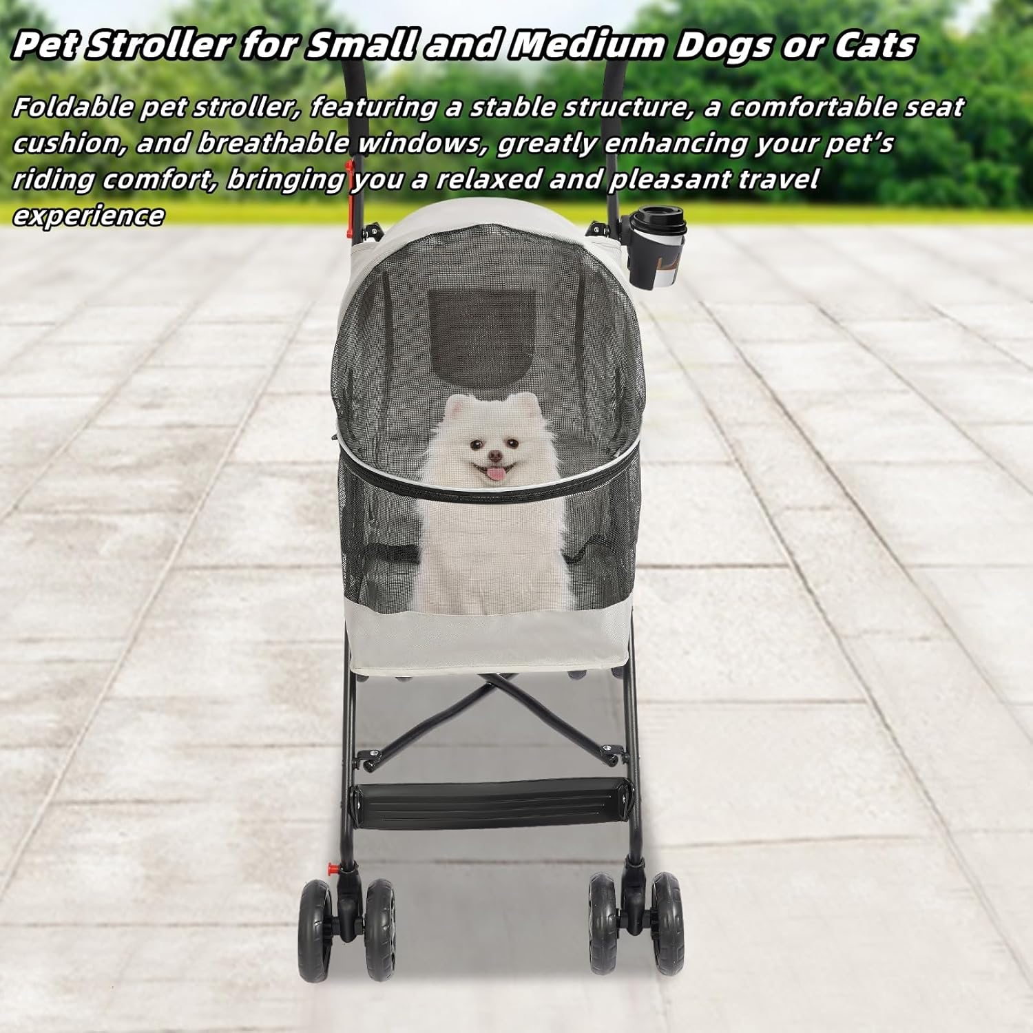 Ultimate Comfort on the Go: Review of the Pet Stroller for Small to Medium Dogs