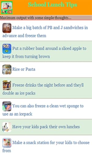 School Lunch Tips