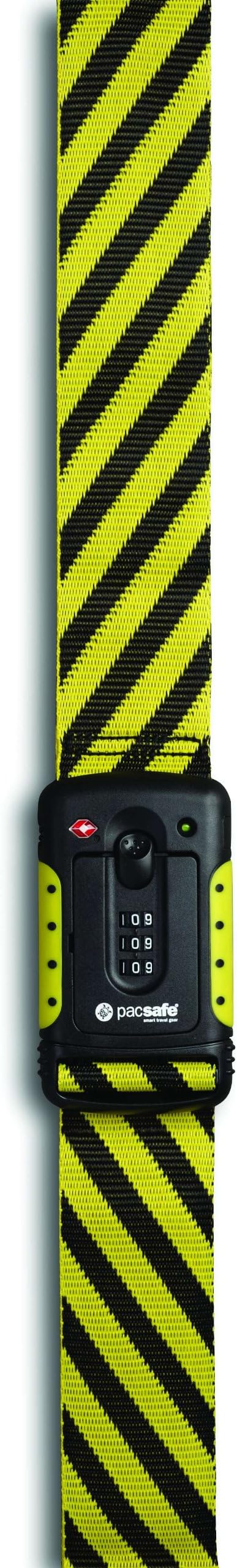 Pacsafe StrapSafe TSA - Yellow/Black, 190 cm