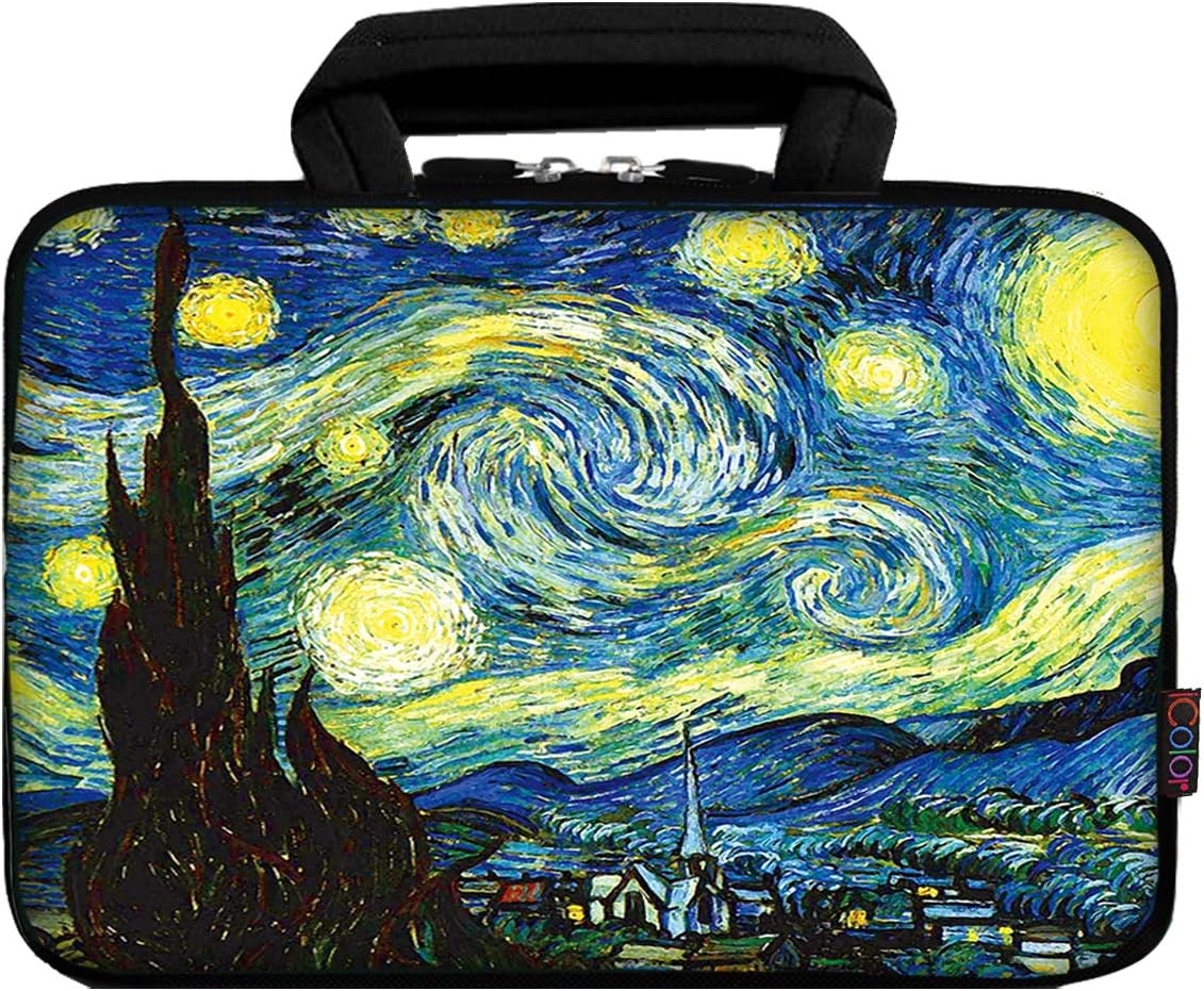 icolor 9.7" 8" Tablet Bag Case 10" Laptop Sleeve 10.1" 10.2" Handbag Carrier eBook Computer PC Netbook Readers Top Handle Protection Carrying Cover Holder