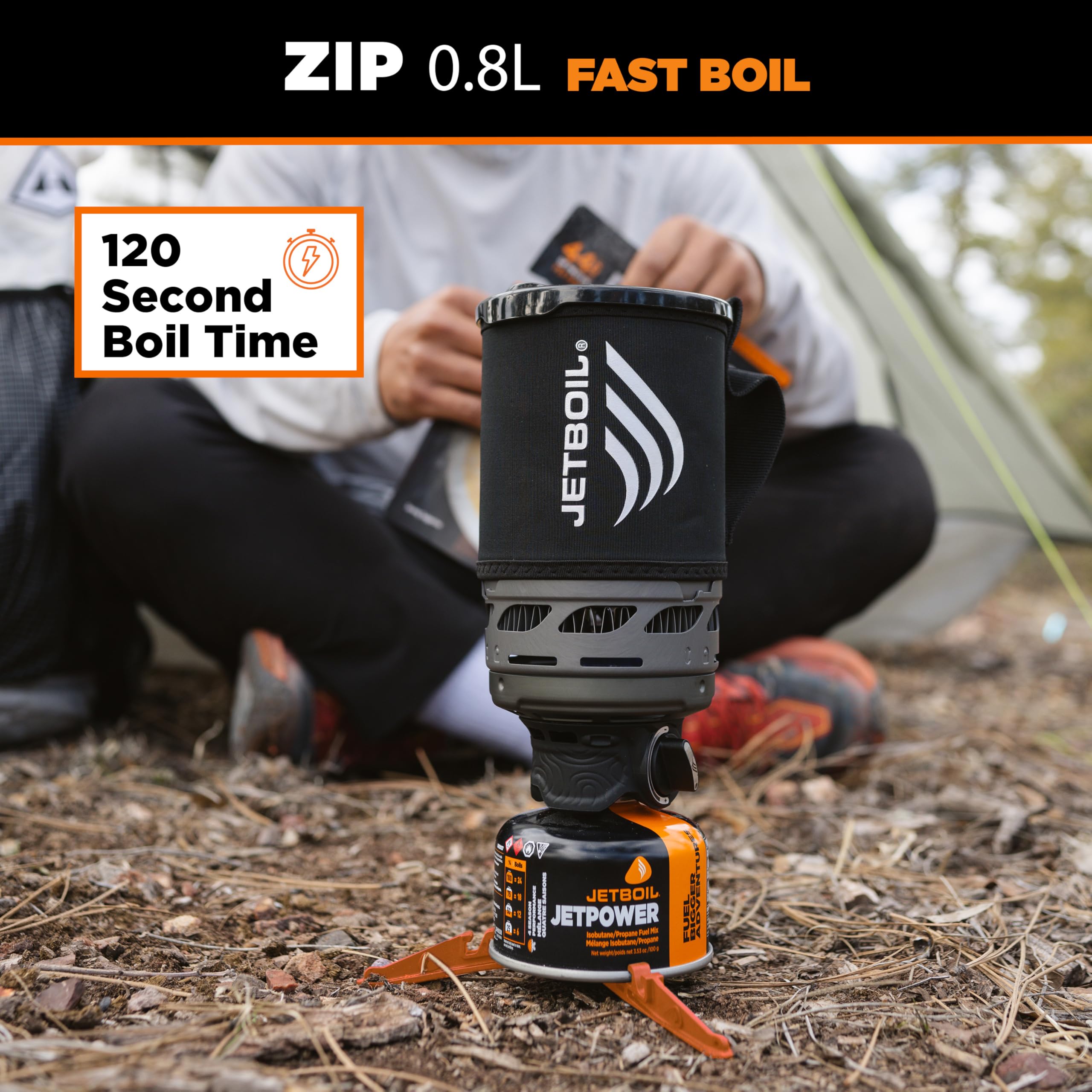 Amazon.com: Jetboil Zip 0.8L Portable Fast Boil Stove with Easy