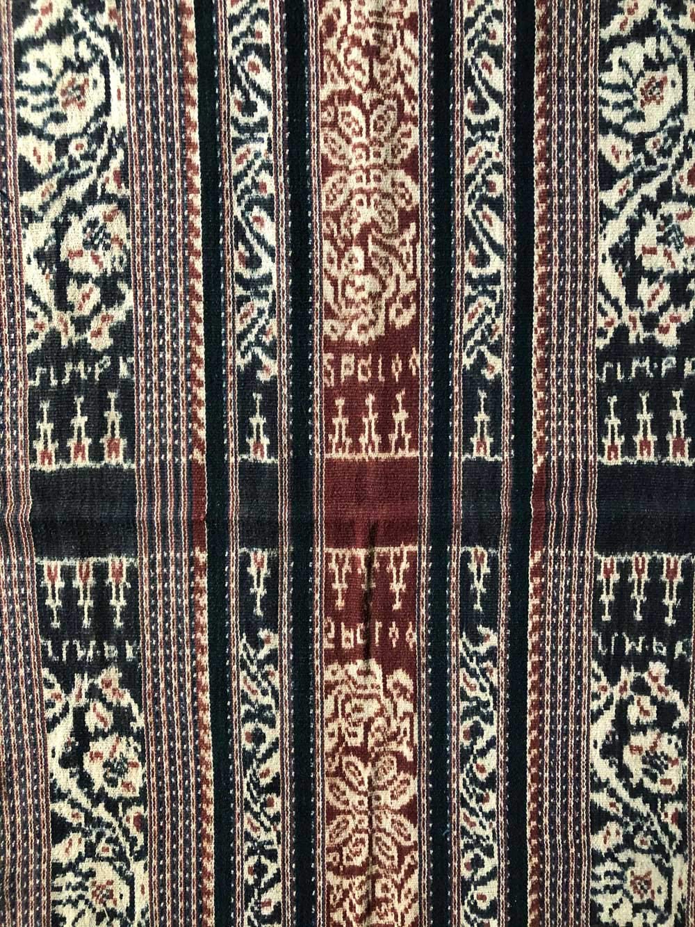 Amazon.co.jp: イカット サウ島 インドネシアの本物 アンティーク 絣