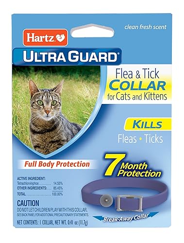 Hartz UltraGuard Purple Flea & Tick Collar for Cats and