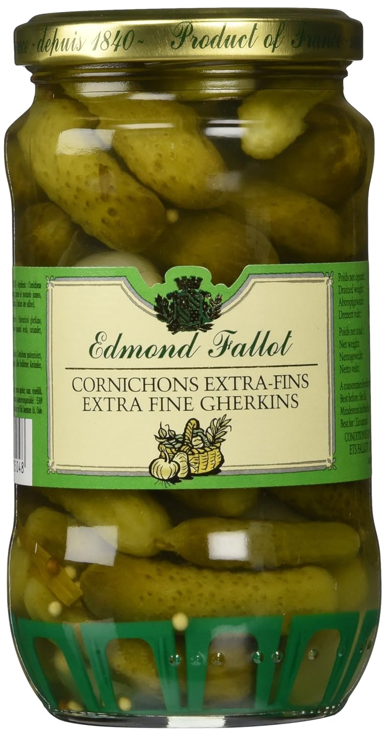 Fallot French Cornichons Pickles Gherkins Mini Baby Pickles