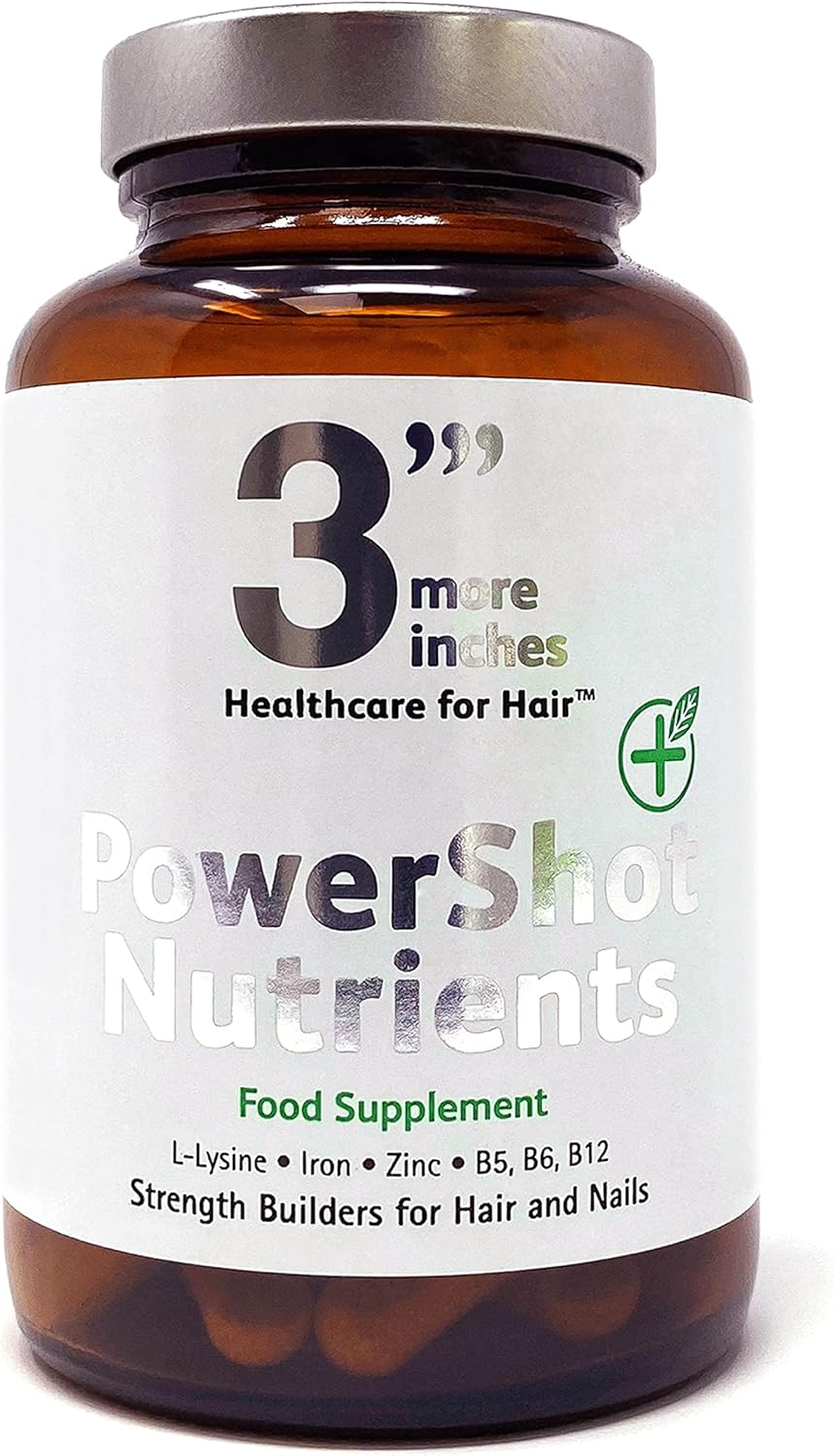 3'''More Inches Powershot Nutrients 90 Capsules Hair and