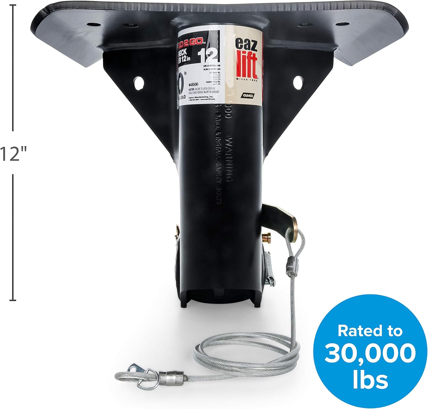 Exclusive Special EAZ LIFT 12 Gooseneck Adapter, Includes All Installation Parts And Hardware (48500)