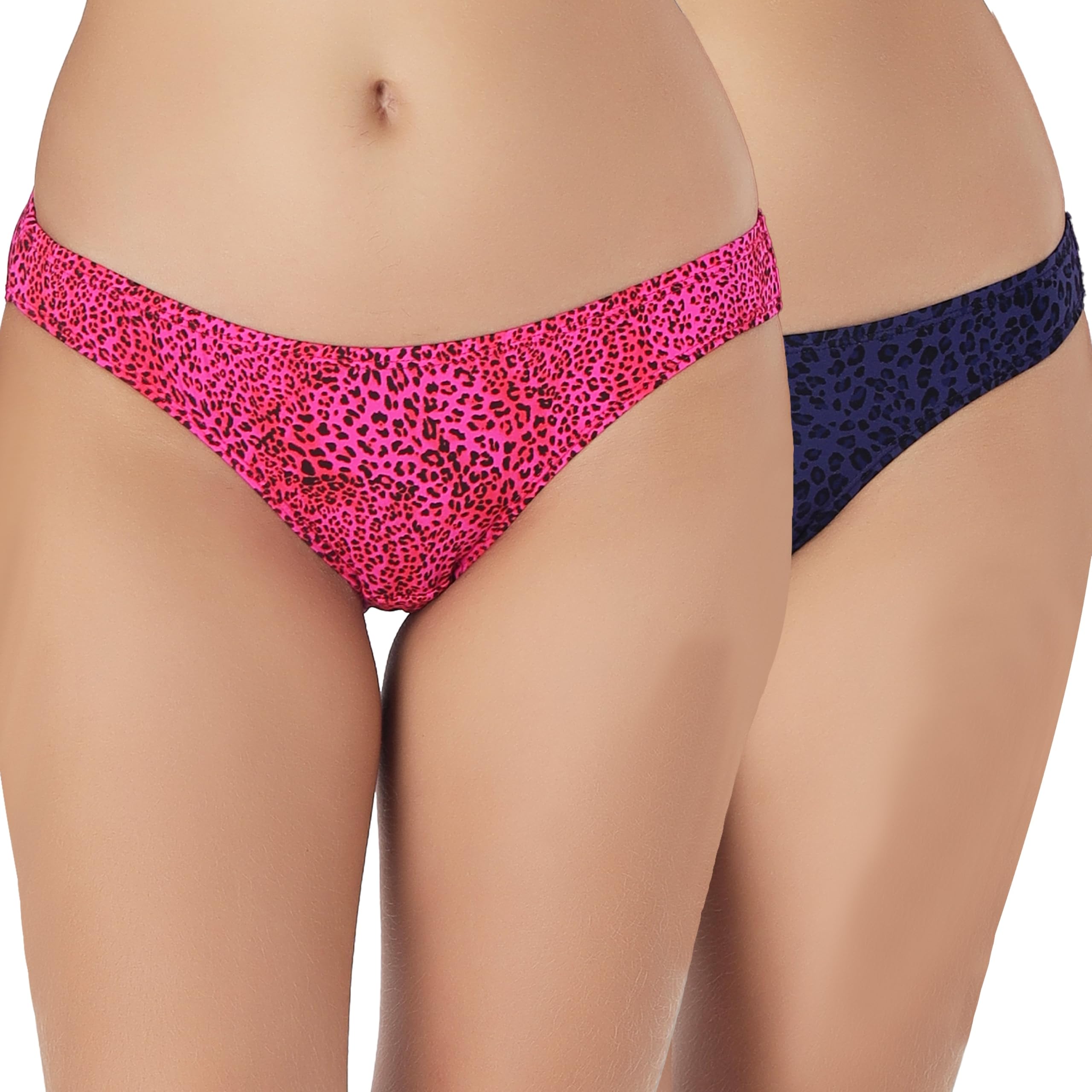 selfcare Women's Printed Bikini Panty|Mid Rise|Soft Stretch Nylon Elastane|Medium Coverage|Comfortable Elastic Waistband |P2-picture-21