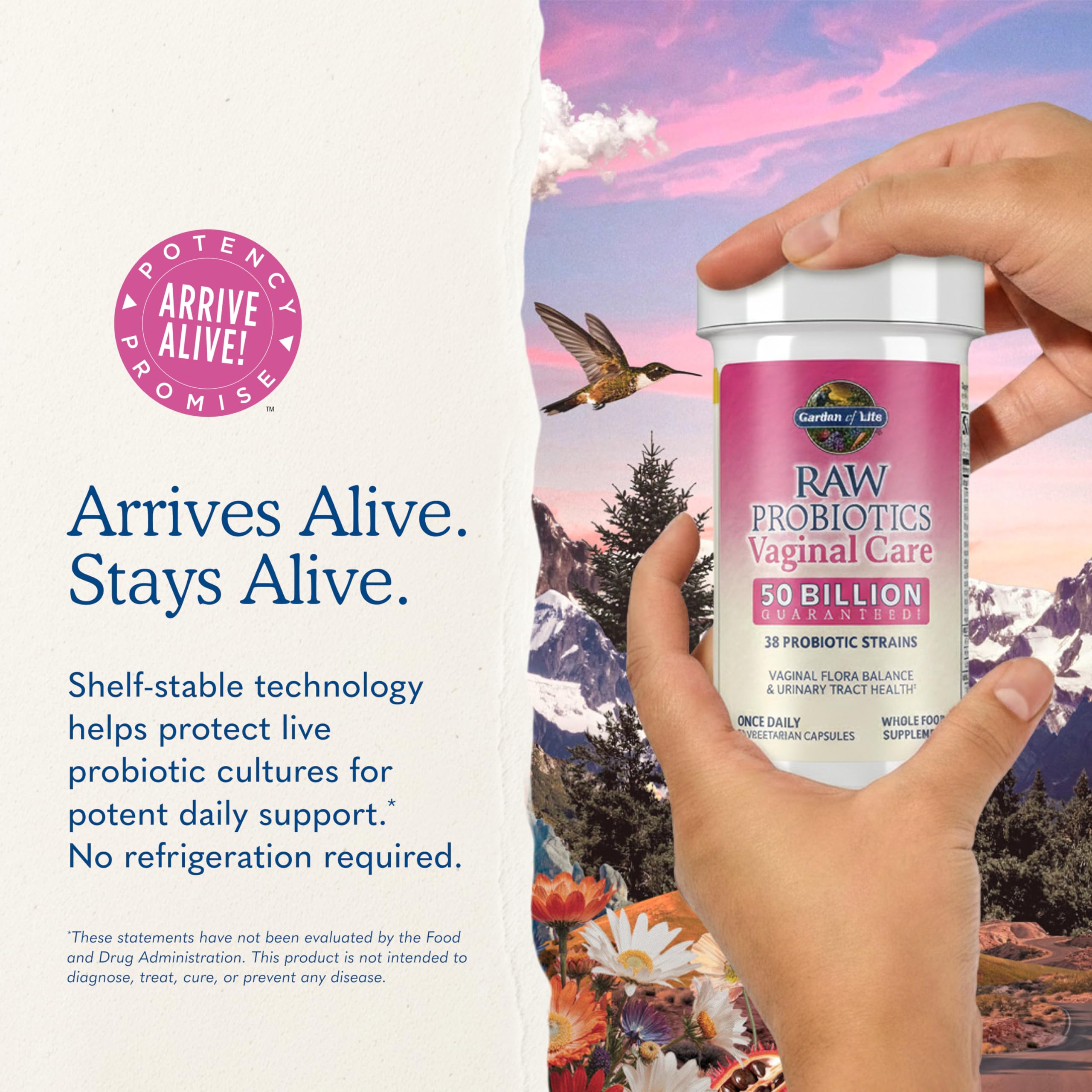 Garden of Life Raw Probiotics Vaginal Care, 50 Billion CFU, Shelf Stable — Amazon image 7