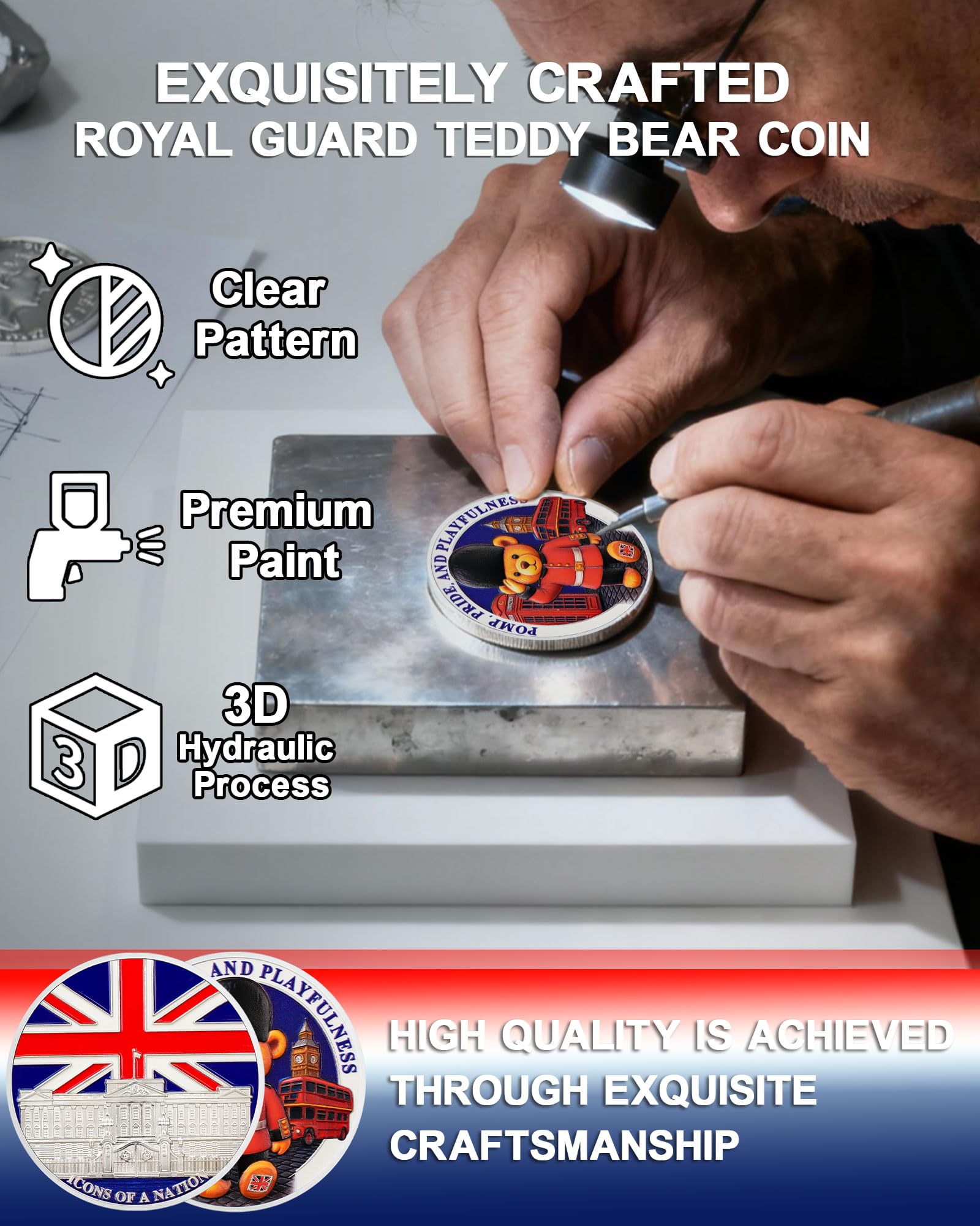 UK Royal Guard Challenge Coin - Image 2