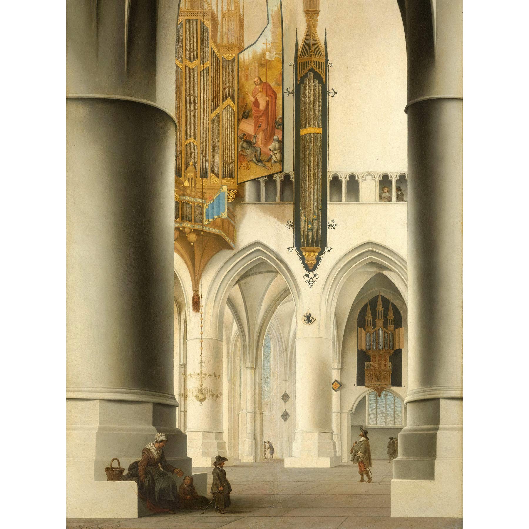 Artery8 Saenredam Interior Of The Church Of St Bavo Large Wall Art Poster Print Thick Paper 18X24 Inch