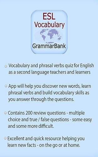 ESL Vocabulary Quiz - Grammarbank