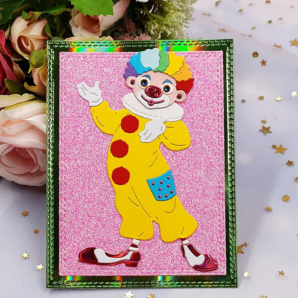 Clown Box Stanzschablone 15x13,5cm - Metall Prägeschablone Für Süßigkeitenboxen
