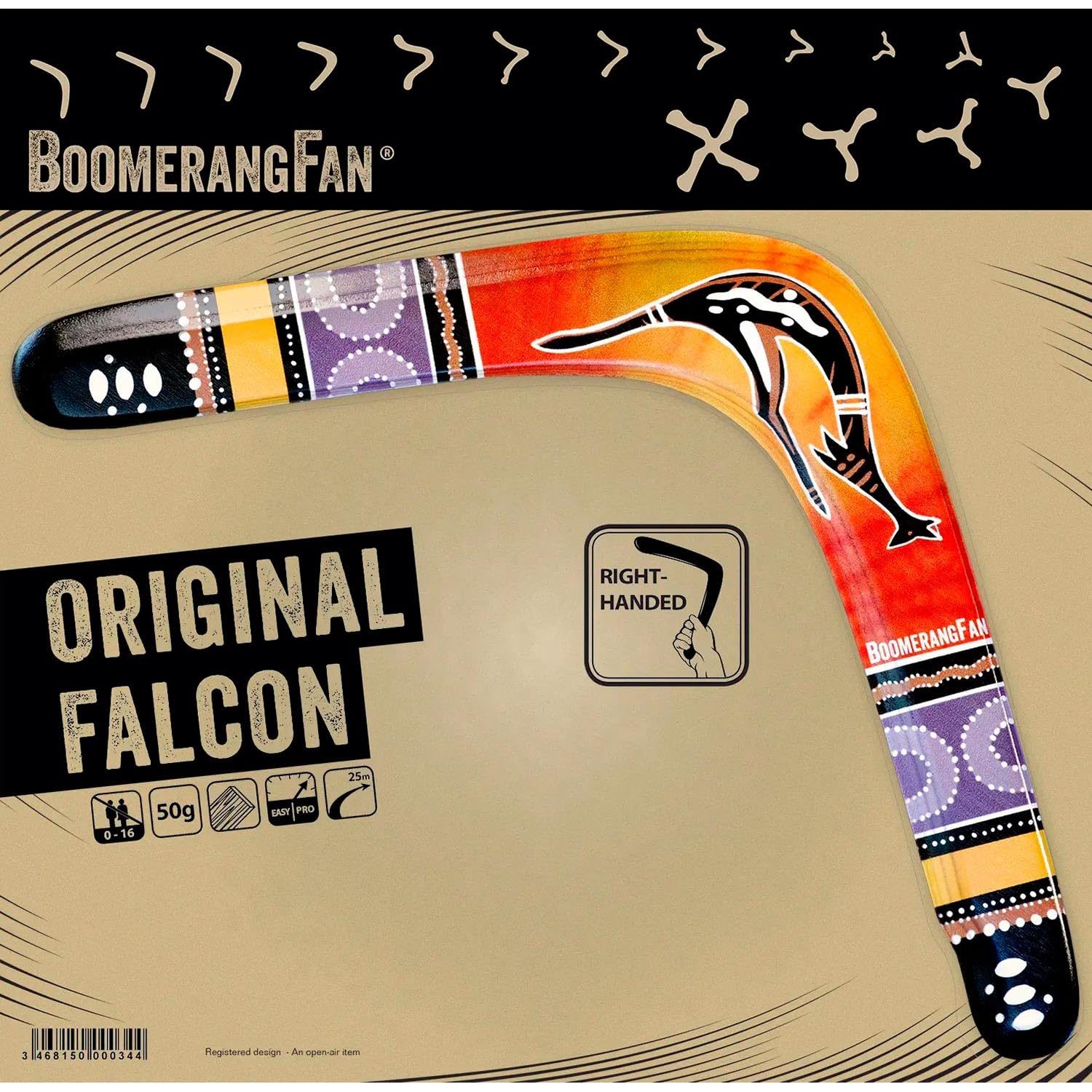 Boomerang Fan Envergadura Monocolor FANFALO