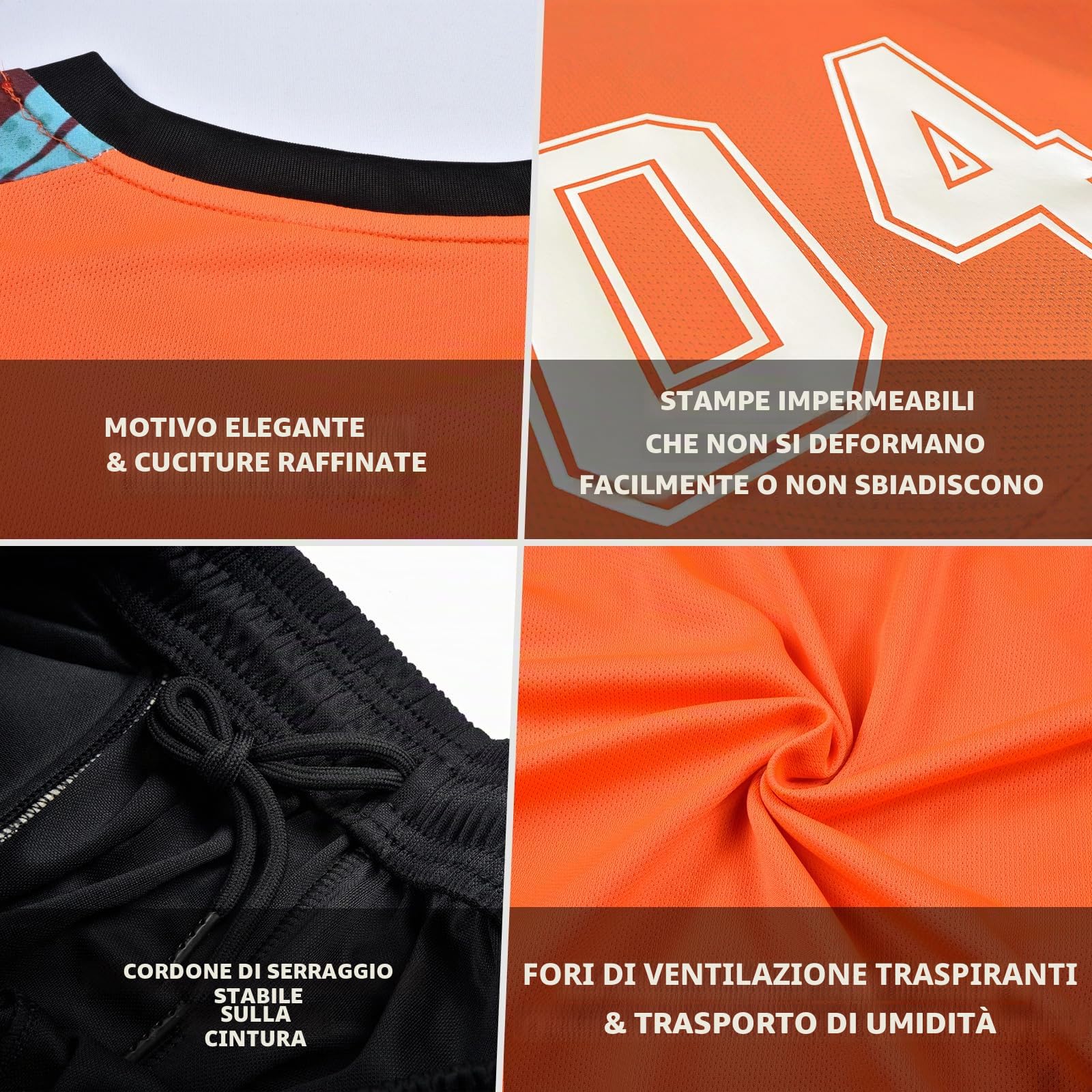 LAIFU - Maglia da portiere, set adulto/bambino, personalizzabile, Blu, S