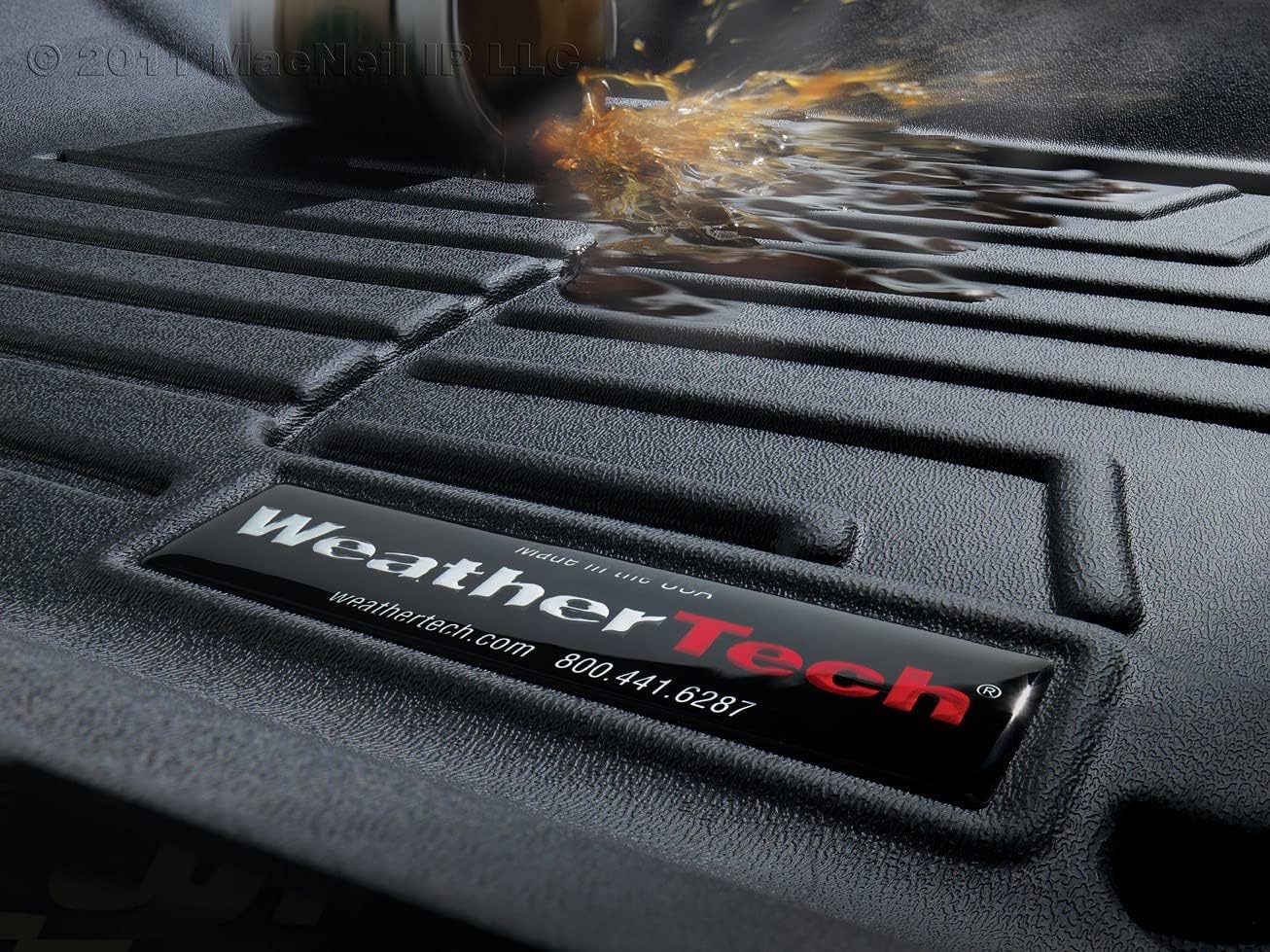 WeatherTech Custom Fit FloorLiner for Cadillac/Chevrolet/GMC-1st Row, Black (440661)