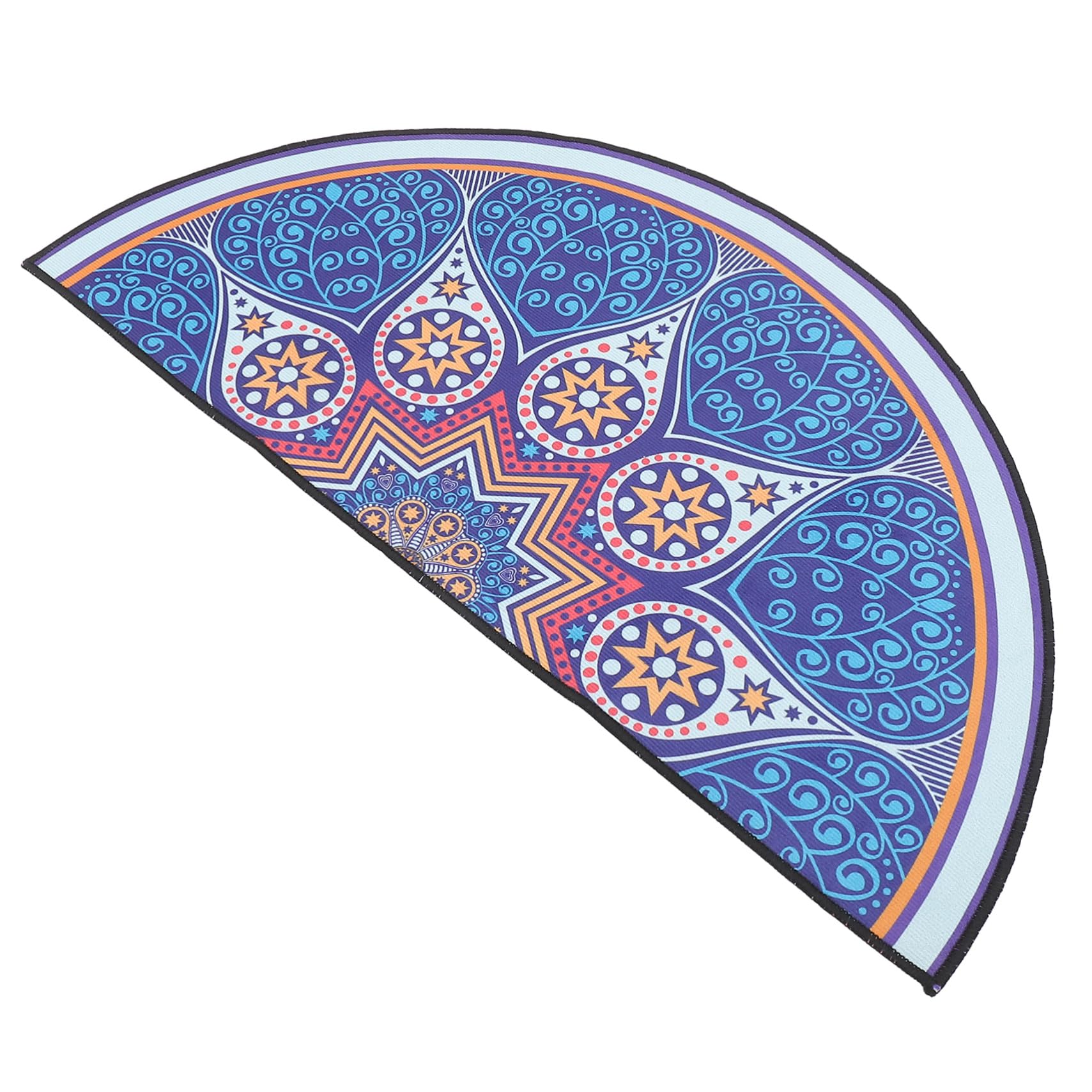 Alfombra semicircular antideslizante Tineasur lavable de baño con alta absorción