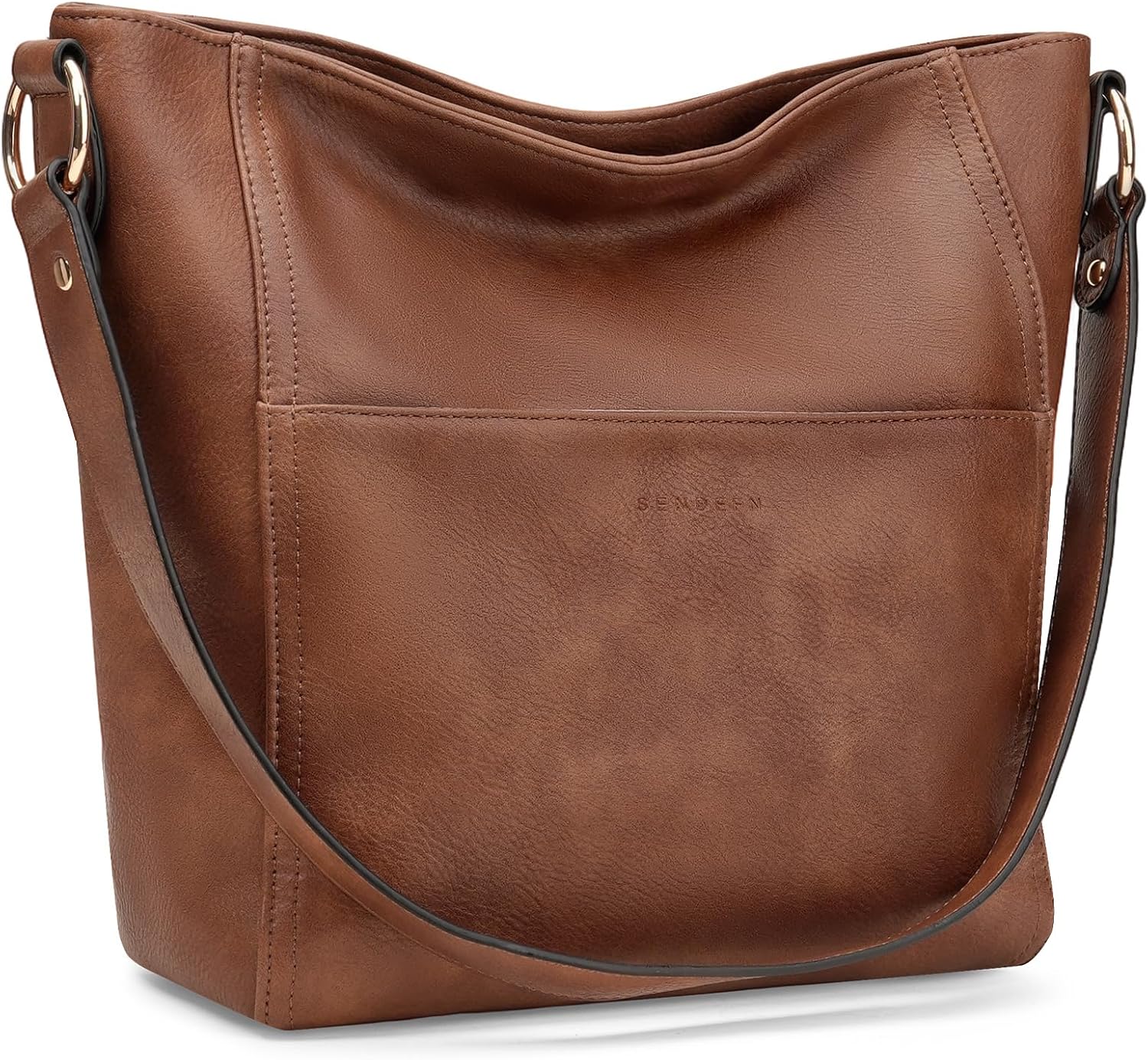 SENDEFN Crossbody Bag for Women, Women Leather Purse, Crossbody Handbag with Shoulder Strap, Shoulder Purse Hobo Bag for Work