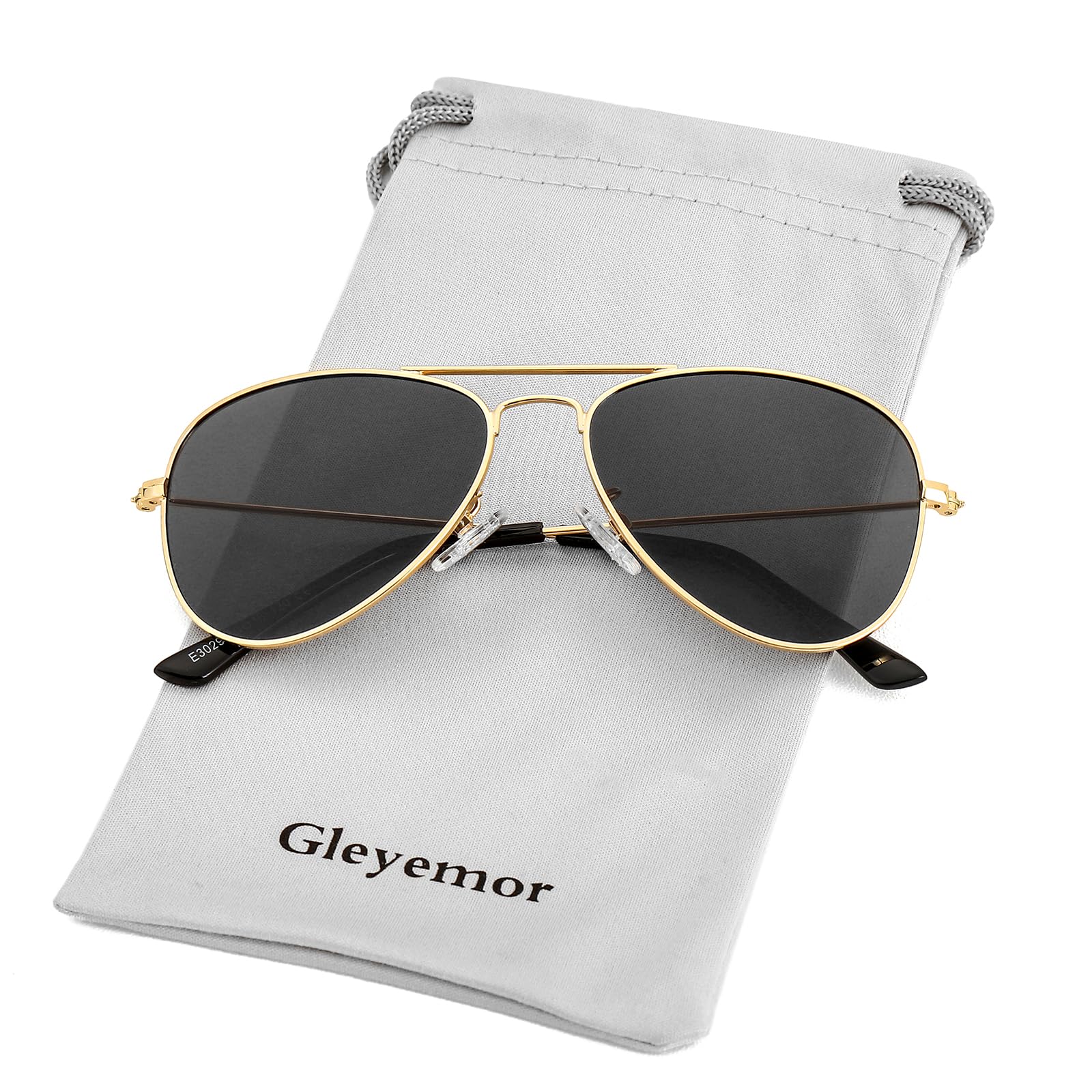 Kids Polarized Aviator Sunglasses for Little Girls Boys Juniors Teenagers, Two Sizes 50MM 52MM