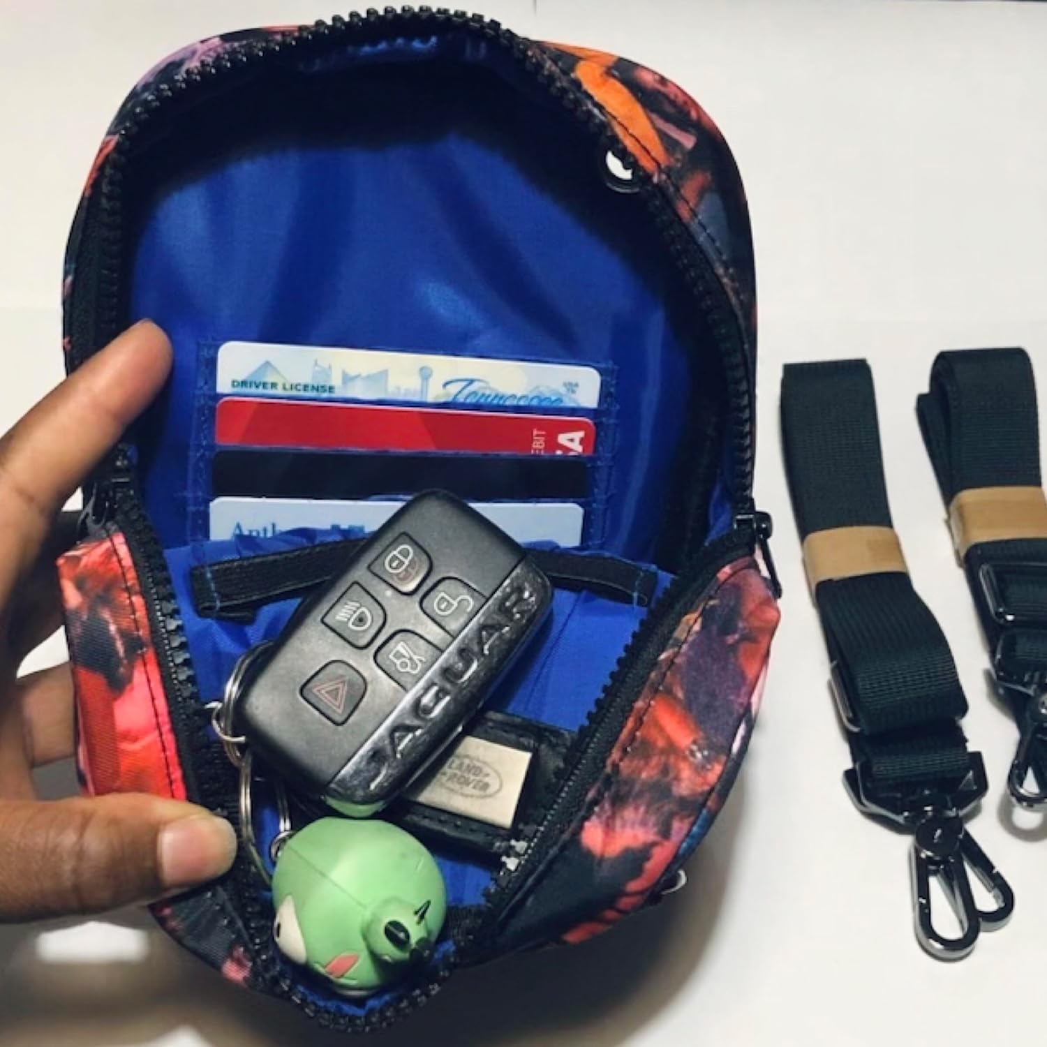 BILLIE™ BAG Crossbody 5-Way Crossbody Bag Sling Purse for Women Men Girls Travel, Multi Position Fanny Back Pack Collage Print - Image 4