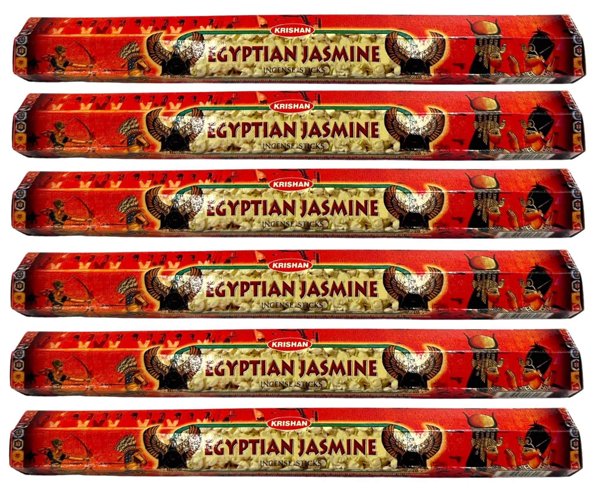 KRISHAN Egyptian Jasmine Incense Whole Box 120 Sticks