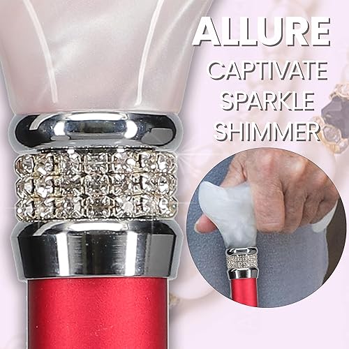 Miniatura 4 de Royal RC Canes Bastones elegantes para caminar, diseño de collar de diamantes de imitación, bastones ajustables coloridos, el mejor regalo para