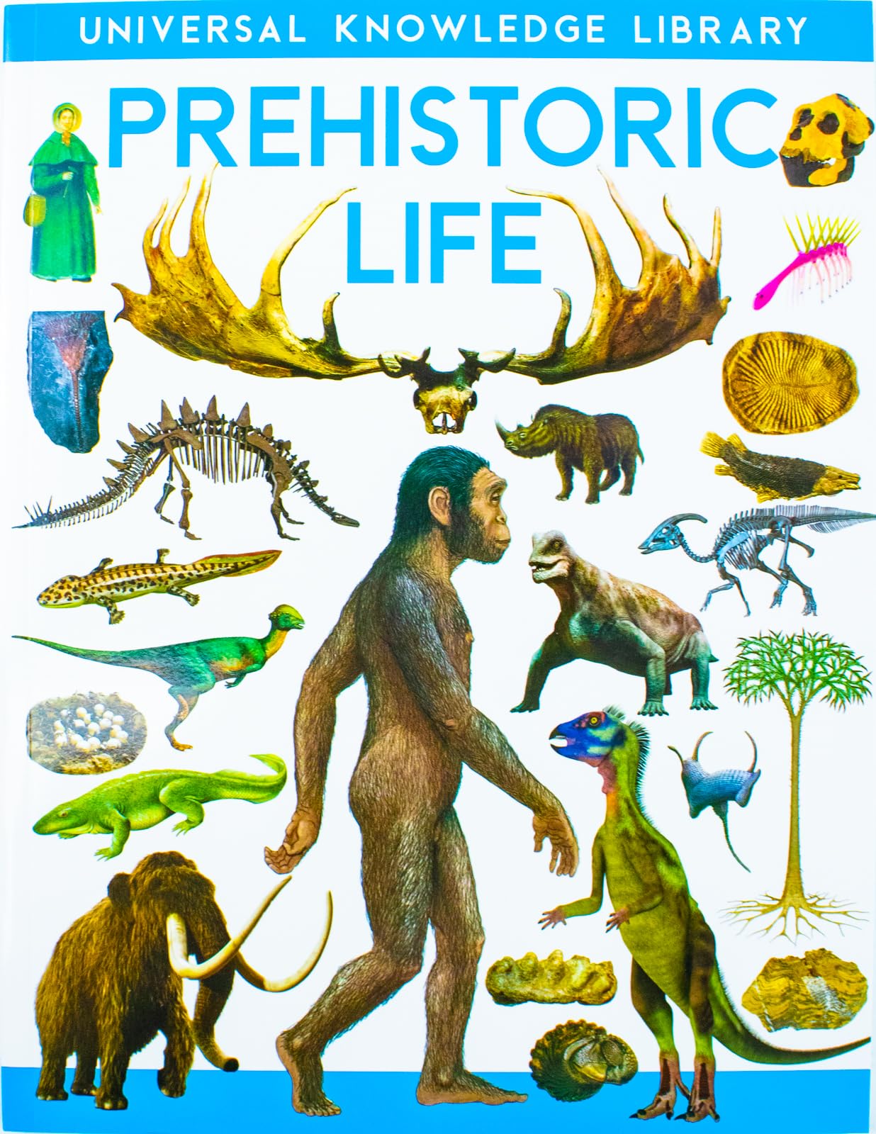 Universal Knowledge Library Science and History 8 Volumes Book Collection Set: (Ancient Civilisations, Inventions, Prehistoric Life, Universe, Energy, Human Body, Planets, Weather)