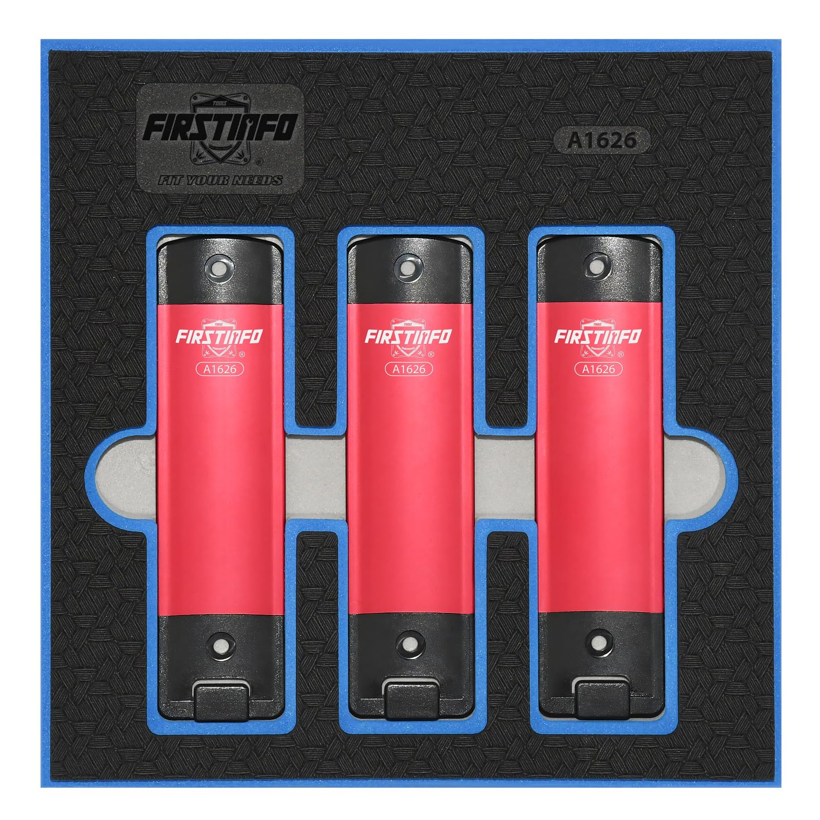 Soporte magnetico para latas y botellas FIRSTINFO de aluminio que evita caidas en el espacio de trabajo