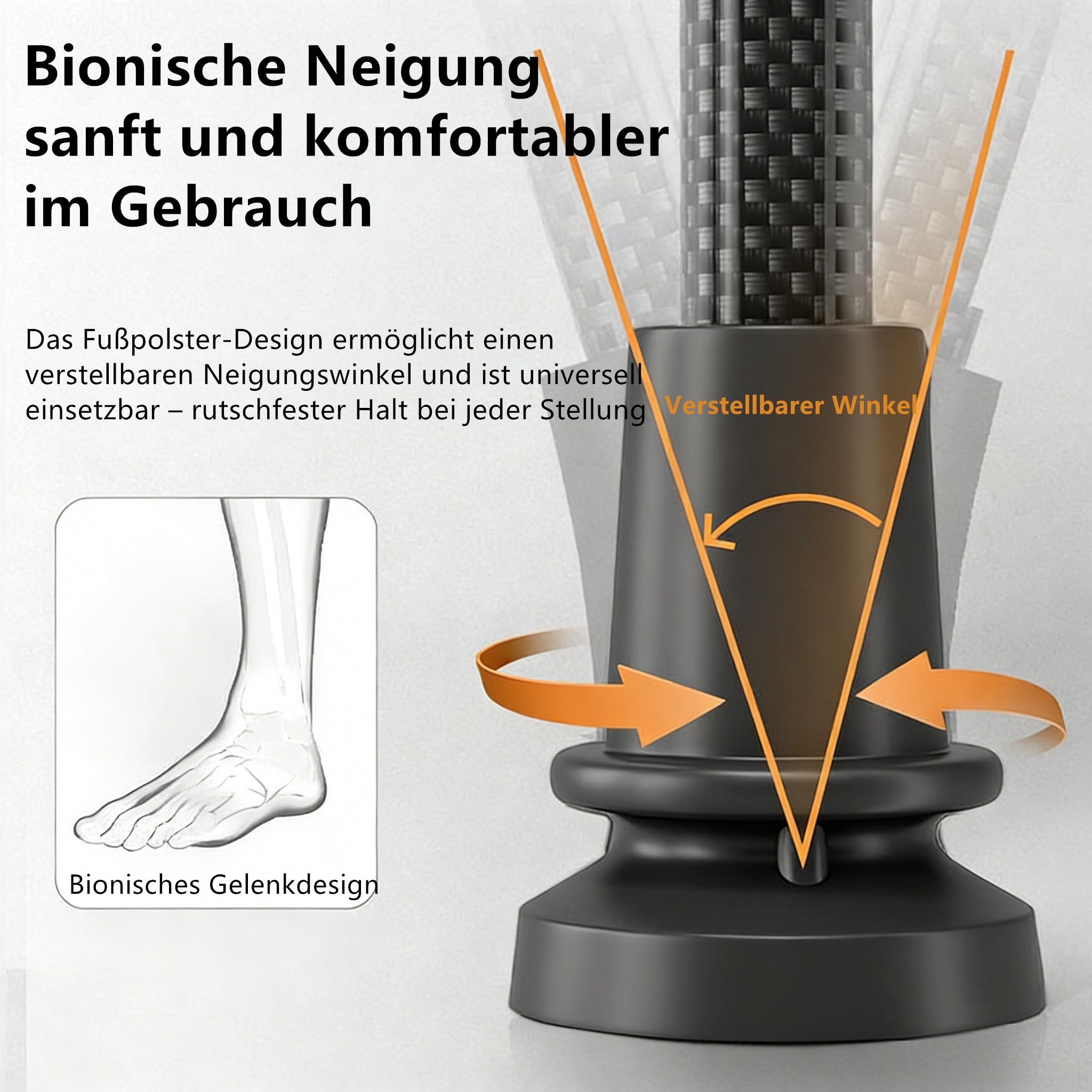 Gehstock für ältere Menschen,Ultra-Leichter Spazierstock aus Kohlefaser, höhenverstellbar 100kg Tragfähigkeit, Stoßdämpfender Spazierstock für Senioren & Erwachsene