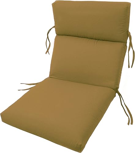 Miniatura 10 de Comfort Classics Inc. Sunbrella - Cojines para silla canalizados para exteriores, 22 pulgadas de ancho x 44 pulgadas de largo x 3 pulgadas de alto,