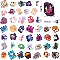 Vista 6 de Calcomanías de afirmación de animales – 50 calcomanías de vinilo impermeables con cita positiva para botella de agua, laptop, funda de teléfono