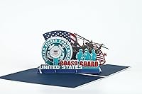 Vista 9 de AIT PAPER ART Tarjeta de regalo de cumpleaños 3D, tarjetas de felicitación patrióticas desplegables con papel de notas, tarjetas de agradecimiento