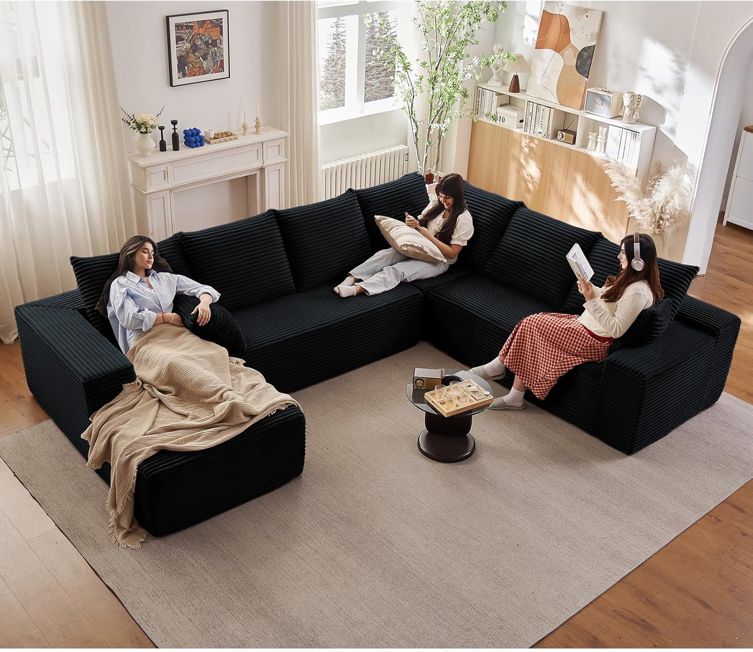 6 Seater Left Chaise