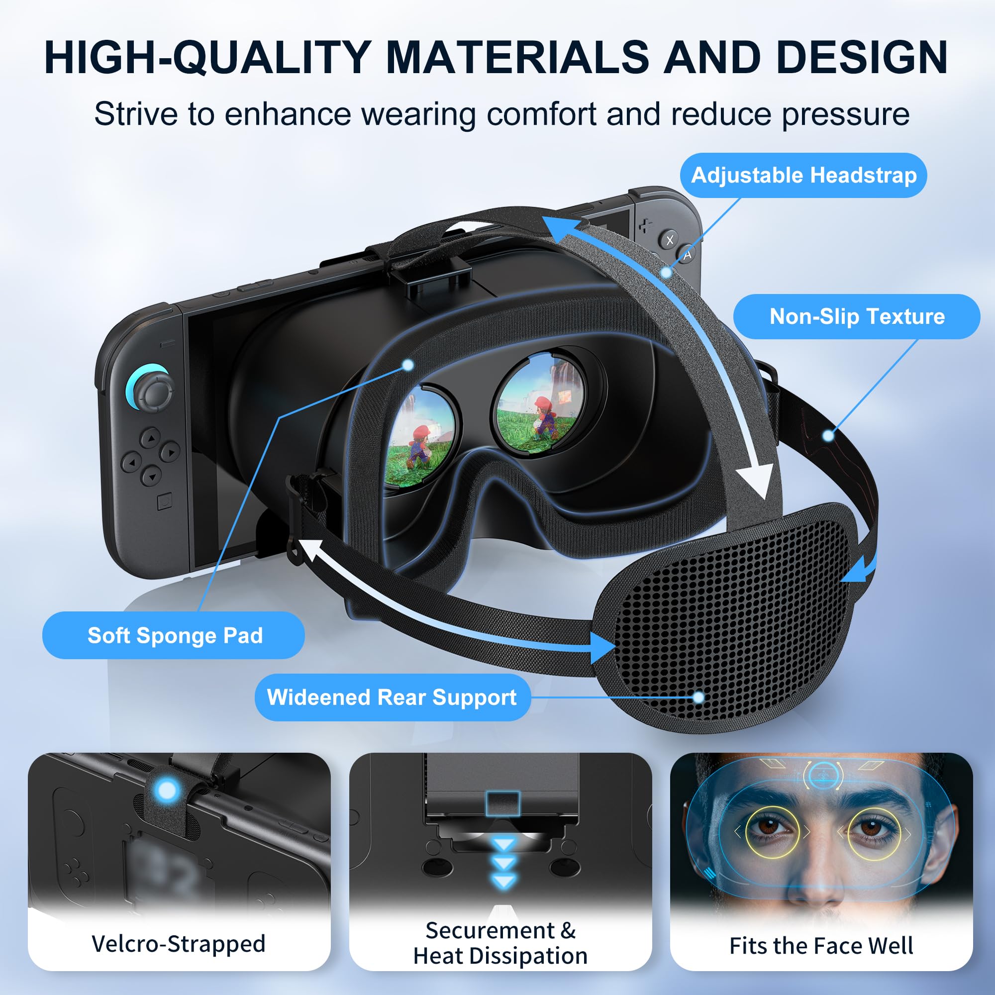 VR Headset for Nintendo Switch 2 New 2025, Virtual Reality VR